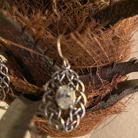 92.5% sterling silver earrings - Picture 4 of 6